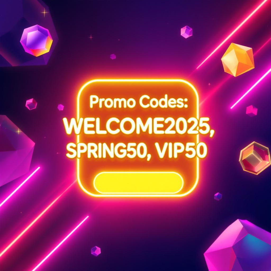 Promo Codes: WELCOME2025, SPRING50, VIP50