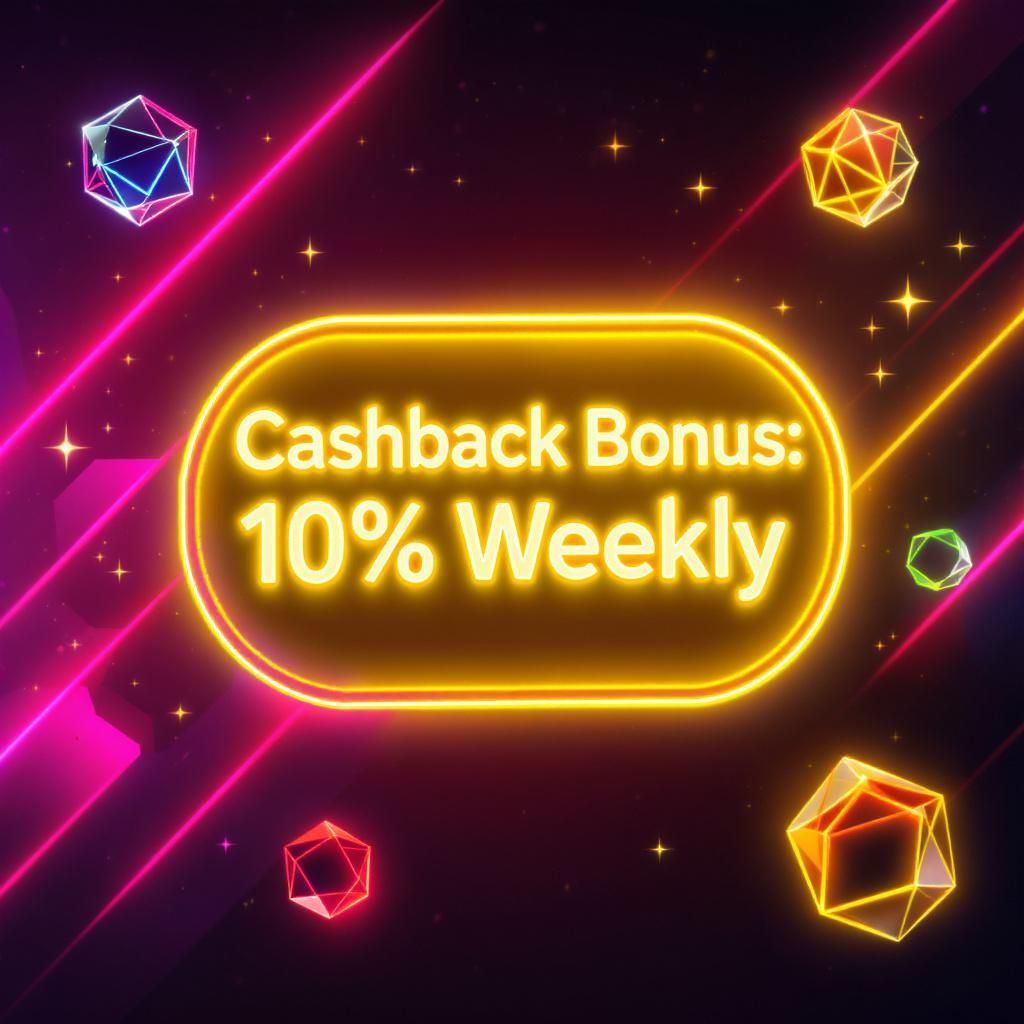 Cashback Bonus: 10% Weekly